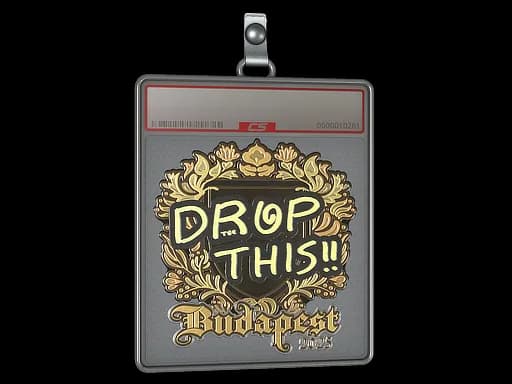 Sticker Slab | drop (Gold) | Budapest 2025