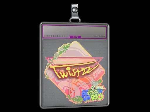 Sticker Slab | Twistzz (Holo) | Rio 2022