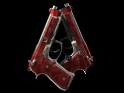 StatTrak™ Dual Berettas | Hemoglobin (Field-Tested)