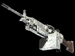 M249 | Blizzard Marbleized CS2 skin