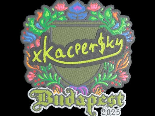 Sticker | xKacpersky (Embroidered) | Budapest 2025