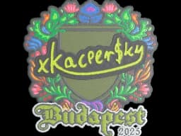Sticker | xKacpersky (Embroidered) | Budapest 2025