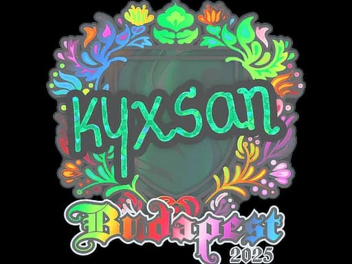 Sticker | kyxsan (Holo) | Budapest 2025