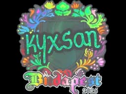 Sticker | kyxsan (Holo) | Budapest 2025