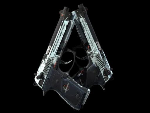 StatTrak™ Dual Berettas | Dezastre (Minimal Wear)