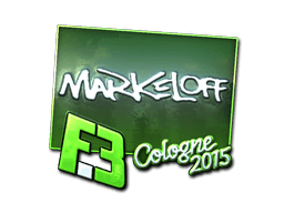 Sticker | markeloff (Foil) | Cologne 2015