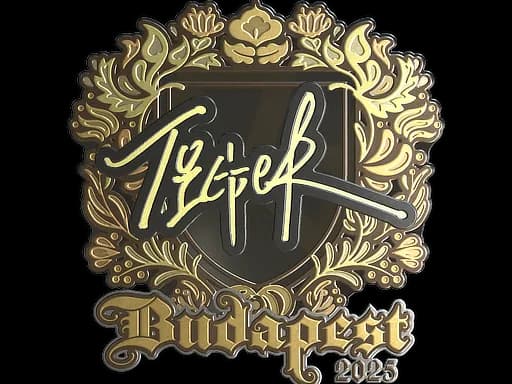 Sticker | Tiger (Gold) | Budapest 2025