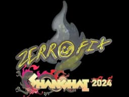 Sticker | zeRRoFIX (Glitter) | Shanghai 2024