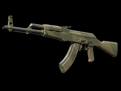 Souvenir AK-47 | Safari Mesh (Well-Worn)