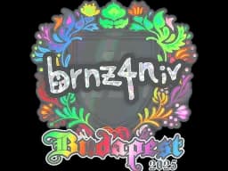 Sticker | brnz4n (Holo) | Budapest 2025