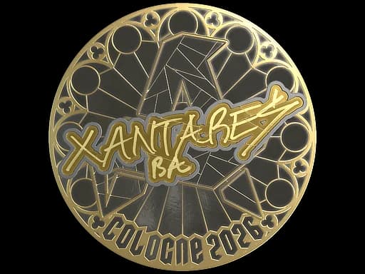 Sticker | XANTARES (Gold) | Cologne 2026