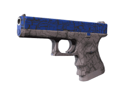 Glock-18 | Blue Fissure (Minimal Wear)