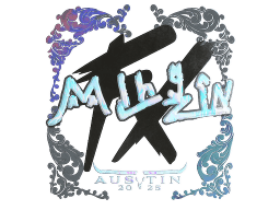 Sticker | mlhzin (Holo) | Austin 2025