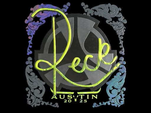 Sticker | reck (Holo) | Austin 2025
