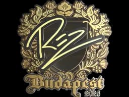 Sticker | REZ (Gold) | Budapest 2025