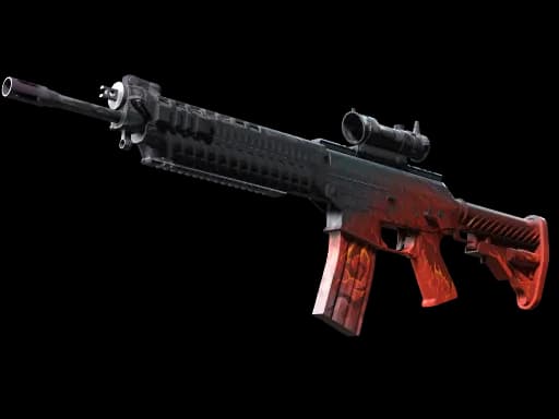 StatTrak™ SG 553 | Darkwing (Minimal Wear)