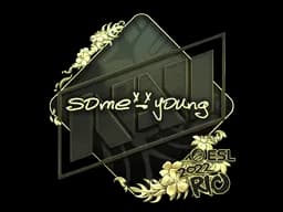 Sticker | sdy (Gold) | Rio 2022