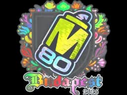 Sticker | M80 (Holo) | Budapest 2025