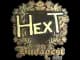 Sticker | HexT (Gold) | Budapest 2025 CS2 skin