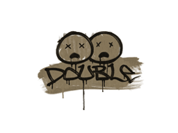 Sealed Graffiti | Double (Dust Brown)