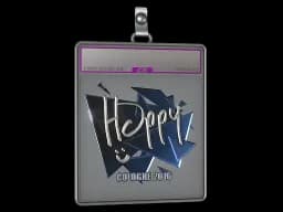 Sticker Slab | Happy (Foil) | Cologne 2016