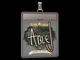 Sticker Slab | ableJ (Gold) | Berlin 2019