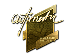 Sticker | autimatic (Gold) | Boston 2018