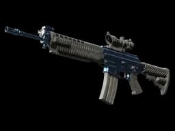 Souvenir SG 553 | Anodized Navy (Factory New)