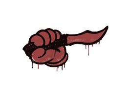 Sealed Graffiti | Backstab (Blood Red)