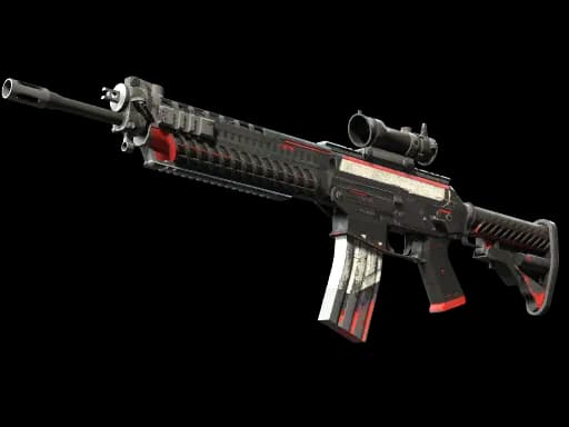 SG 553 | Cyrex (Battle-Scarred)
