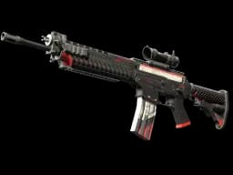 SG 553 | Cyrex (Battle-Scarred)