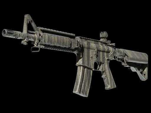 M4A4 | Faded Zebra (Well-Worn)