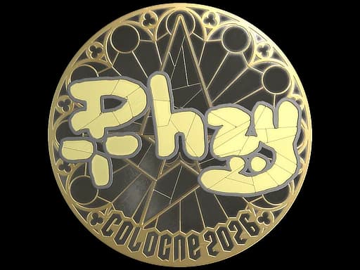 Sticker | phzy (Gold) | Cologne 2026