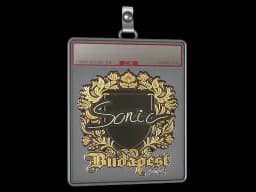 Sticker Slab | Sonic (Gold) | Budapest 2025