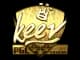 Sticker | keev (Gold) | Krakow 2017 CS2 skin