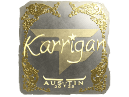 Sticker | karrigan (Gold) | Austin 2025