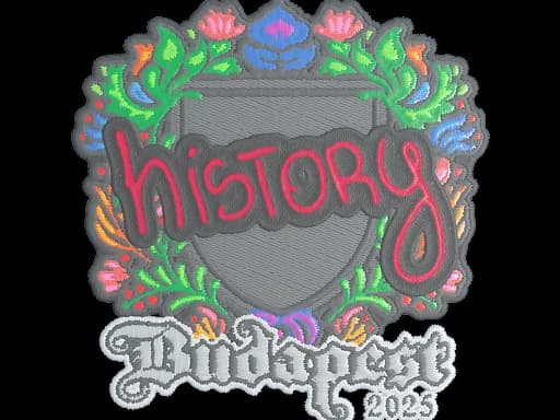 Sticker | History (Embroidered) | Budapest 2025
