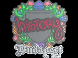 Sticker | History (Embroidered) | Budapest 2025