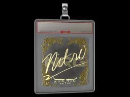 Sticker Slab | nitr0 (Gold) | Austin 2025