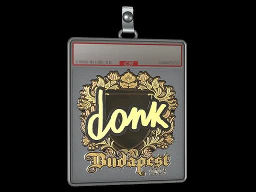Sticker Slab | donk (Gold) | Budapest 2025