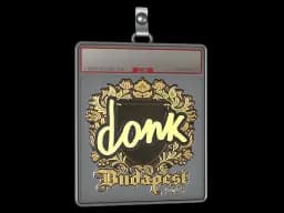 Sticker Slab | donk (Gold) | Budapest 2025