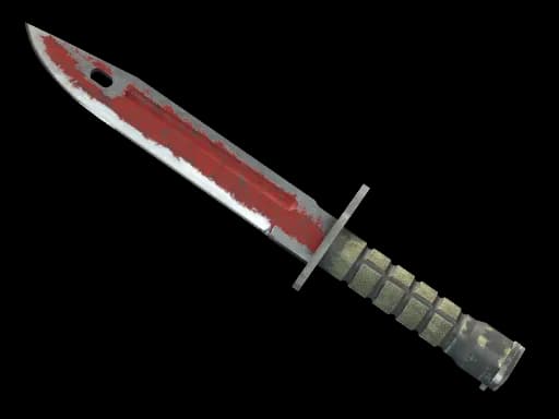 ★ StatTrak™ Bayonet | Crimson Web (Battle-Scarred)