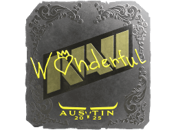 Sticker | w0nderful (Foil) | Austin 2025