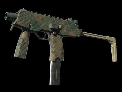 MP9 | Green Plaid (Minimal Wear)