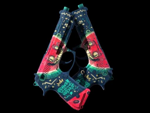 Dual Berettas | Melondrama (Minimal Wear)