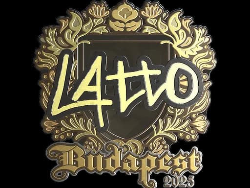 Sticker | latto (Gold) | Budapest 2025