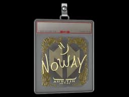 Sticker Slab | noway (Gold) | Austin 2025