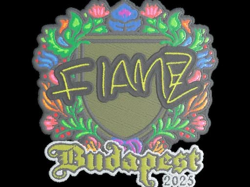 Sticker | FlameZ (Embroidered) | Budapest 2025