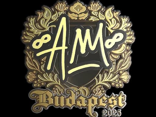 Sticker | AW (Gold) | Budapest 2025