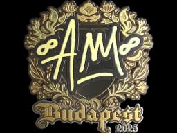 Sticker | AW (Gold) | Budapest 2025